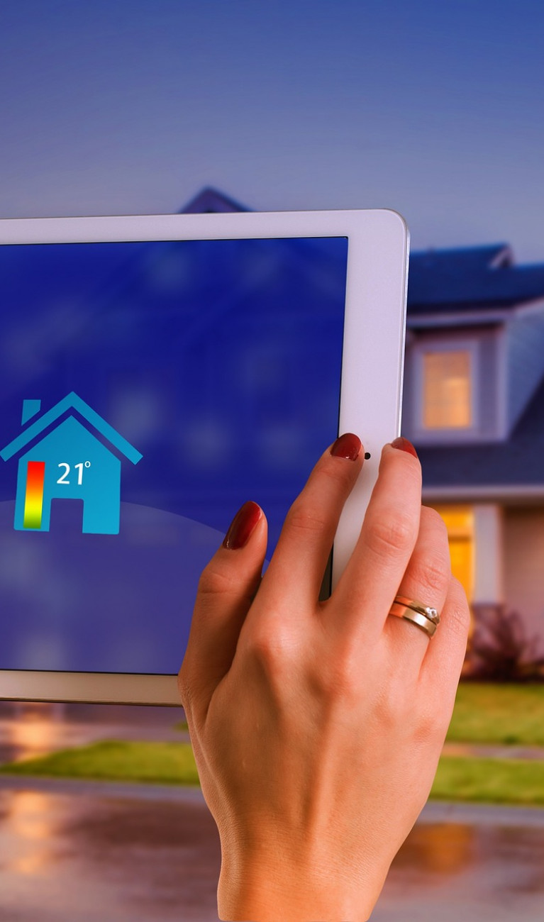 Smart Home - Tablettsteuerung eines Wohnhauses